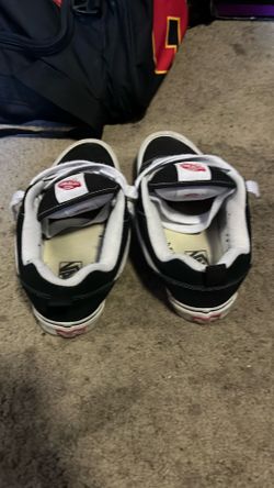 black knu school vans size 8.5 in men’s