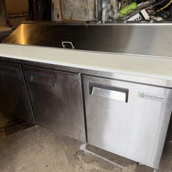 Used Quantum Leap Commercial 3-door Sandwich Prep Cooler