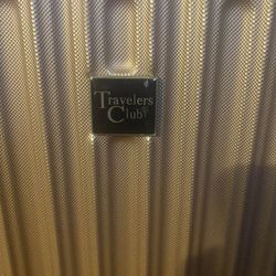 Travelers Club 20” Hard Sided Carry On Suitcase