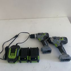 Work Pro Drill And Impact Gun 20v
