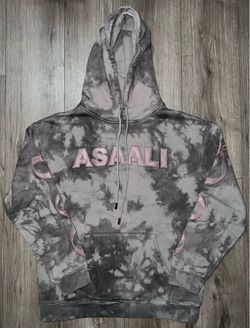 Brand New Assali Grey/Purple Pullover hoodie size S - Read description