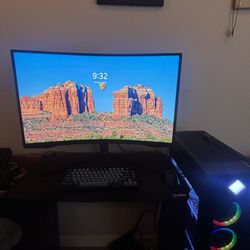 High-End Gaming PC Setup - RTX 4080 SUPER | i7-14700K | 32” Samsung G65B QHD 240Hz Monitor + Logitech G403 + Keychron V1 Max 