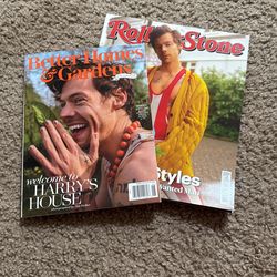 Harry Styles Magazines BETTR HOME/ ROLLING STONE