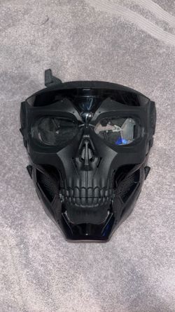 Airsoft Mask Skeleton Black Googles
