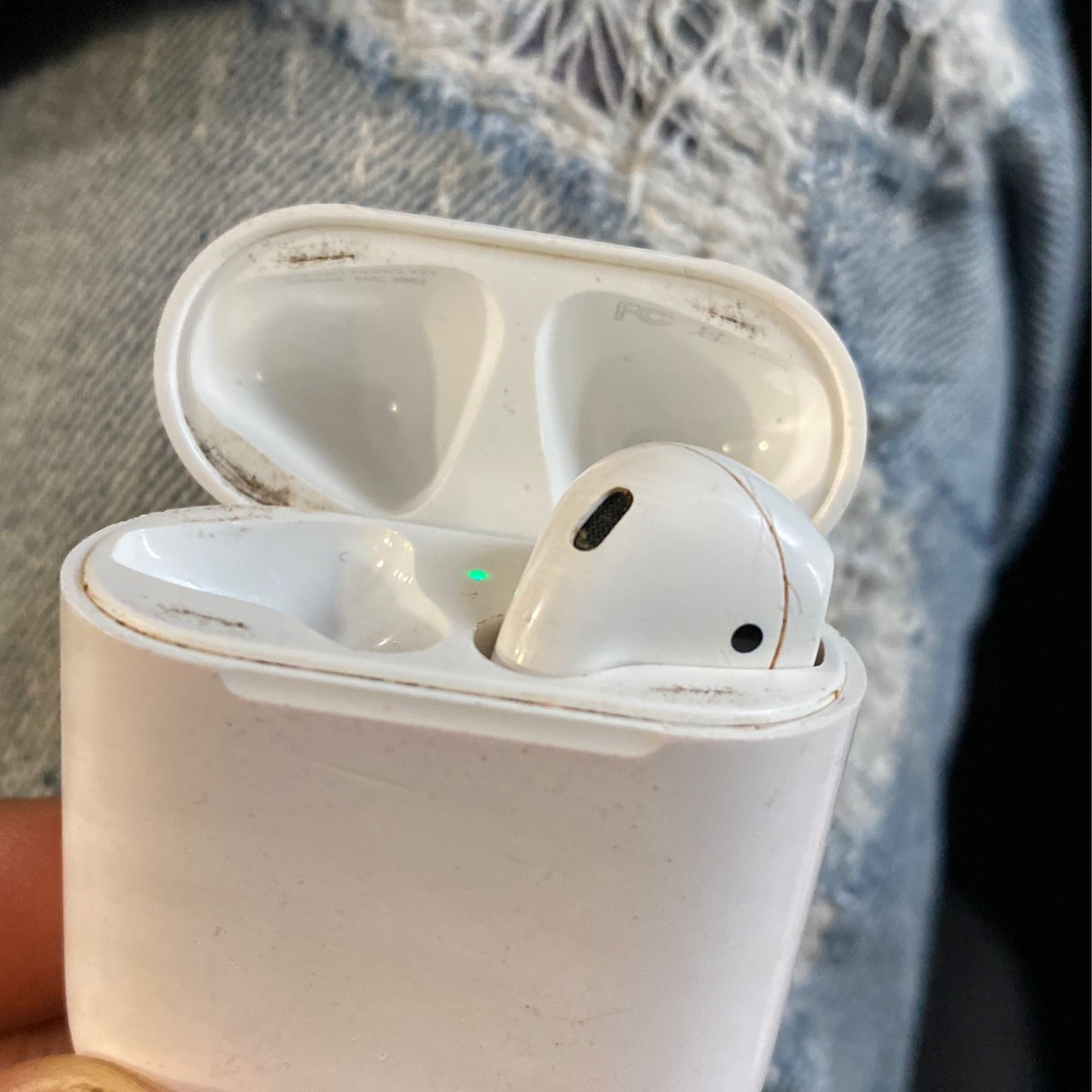One AirPod With Original Charging Case