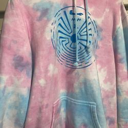 TIE DYE HOODIE SIZE L