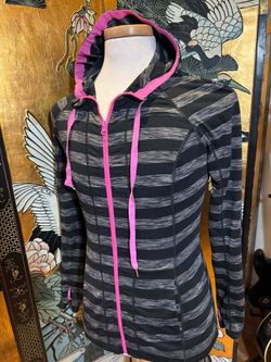 Lukka Full-Zip Striped Hoodie