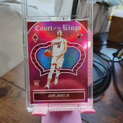 Jaime Jaques Jr. Court King's Pink Rookie Refractor Ssp 20/99