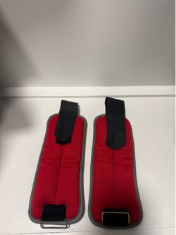 Red Ankle Weights Pair