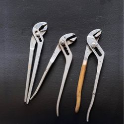 Adjustable Pliers – 3 Piece Lot