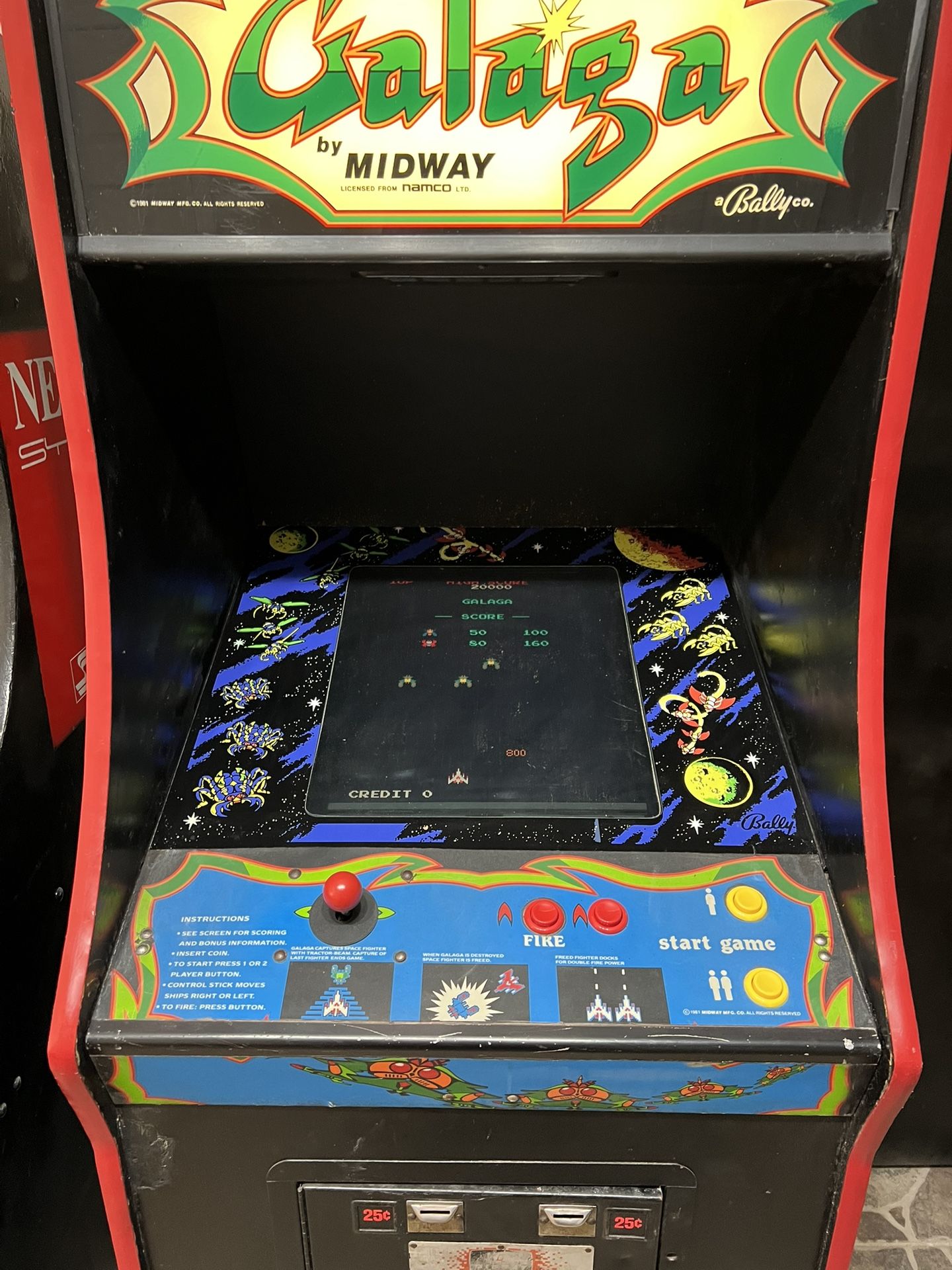 60 In 1 Arcade In Original Galaga Cabinet