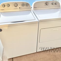 Whirlpool Washer And Electric Dryer 90 Day Warranty Some Delivery 