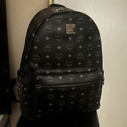Large Black Mcm BackPack