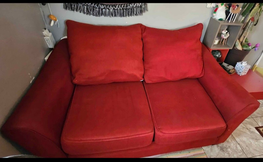 Red Love Seat