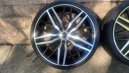 Brand new 20” rims and tires