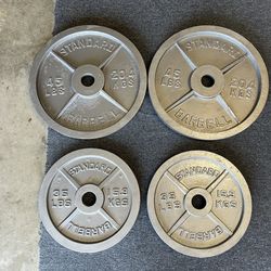 35/45 lb Olympic Weight Plates 160 lbs