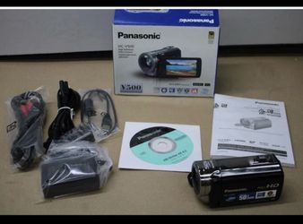 Panasonic HC-V500 Full HD Camcorder - 50x Zoom, 1080p 60p, NOB - TESTED