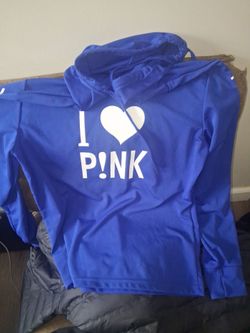 Pink hoodie EUC thin material