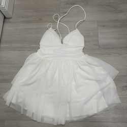 NWT Halara White Sundress Large