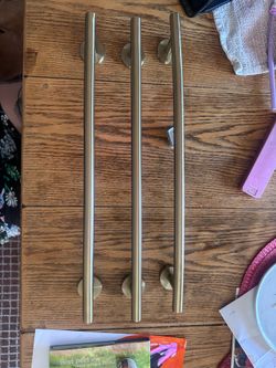 Braaa finish towel bars x3