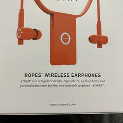 Roam Ropes Wireless Earphones 
