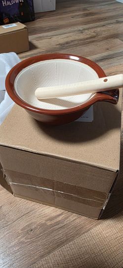 Small garlic mortar bowl set