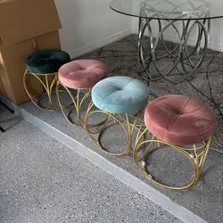 Velvet Stools For Sale