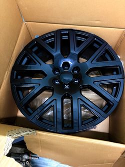 NEW 24x10” Gloss Black Multi-Spoke Alloy Wheel Rim