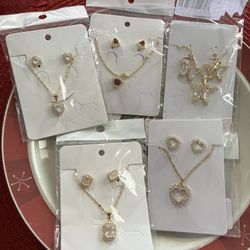 Gold Filled Necklace Sets And Bracelet 