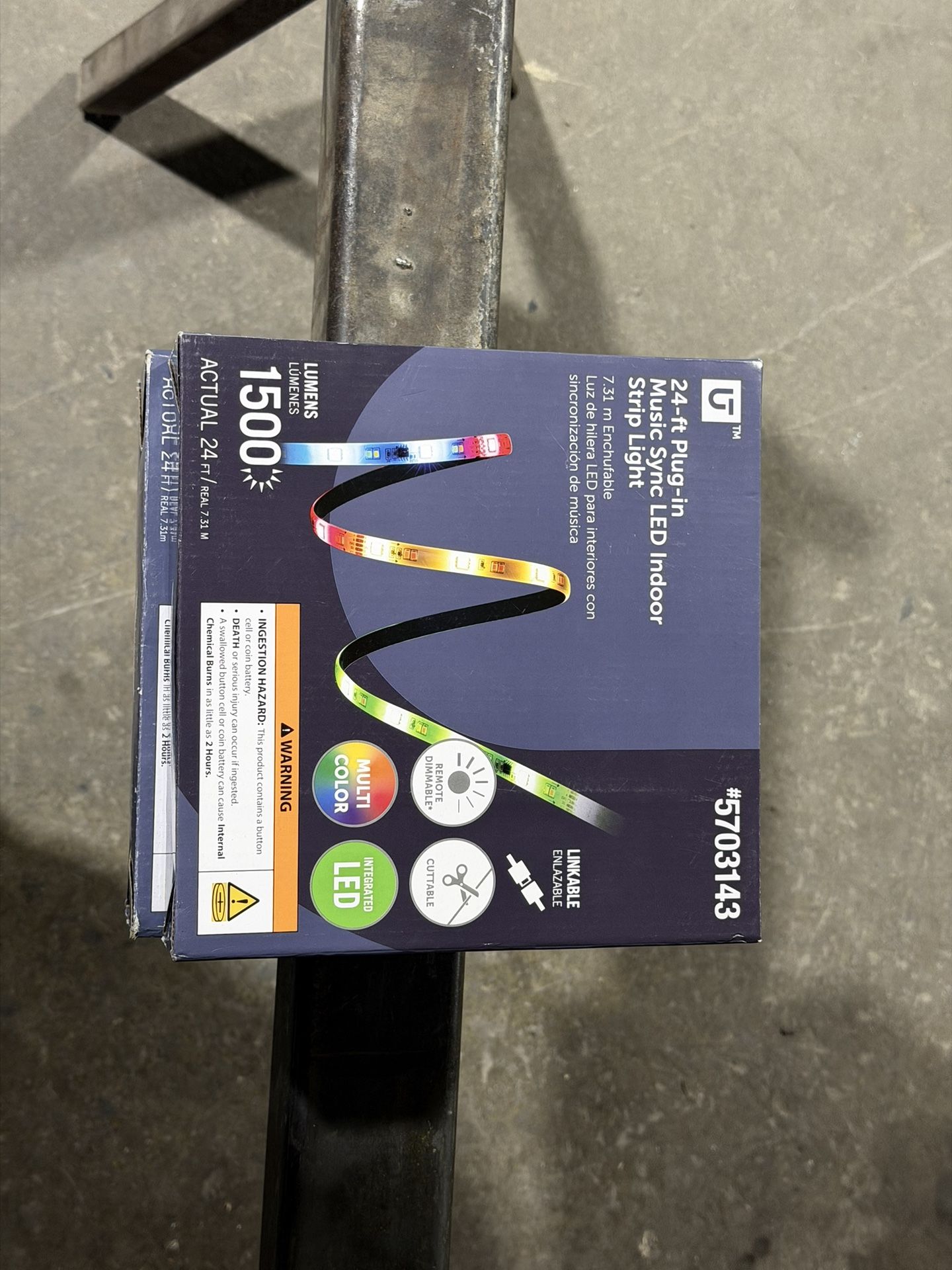 Two Utilitech Indoor/Outdoor 24-ft LED Multicolor Strip Light