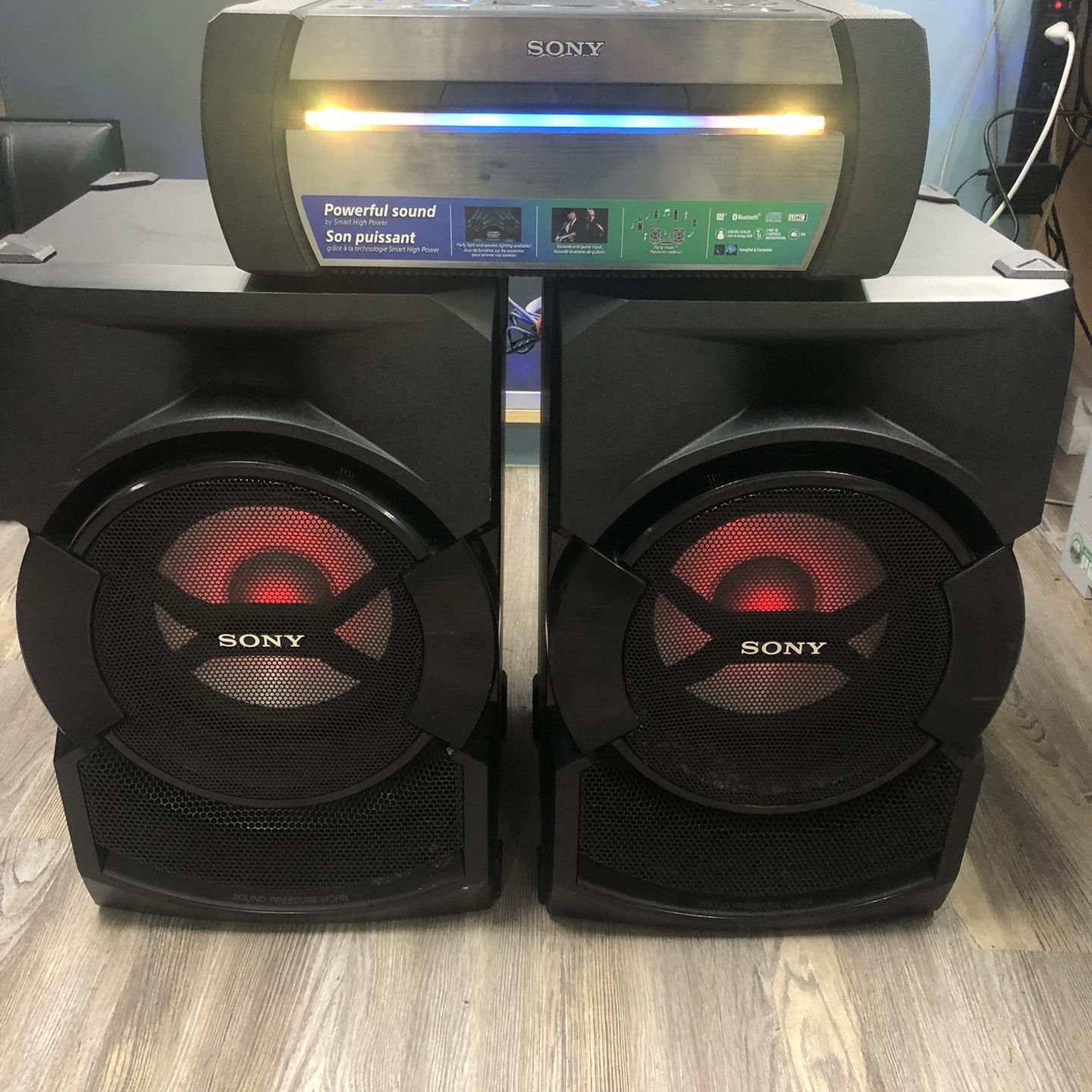 Shake X10d Sony Powerful Sound System Sony Powerful Sound By Smart