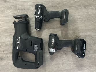 Makita power tools sawzall and drills