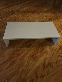 TABLE TOP SHELF / PET FOOD BOWL RISER SHELF