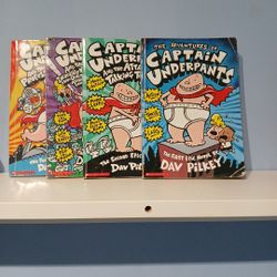 Collection Of Captain Underpants 1-4