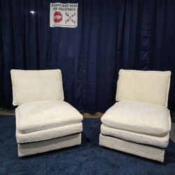 Sherpa Accent Chair Set..BRAND NEW..FREE DELIVERY 