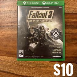  Fallout 3: Game of the Year Edition - Classic (Xbox