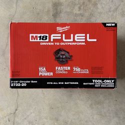 M18 FUEL 7 1/4” Circular Saw NEW