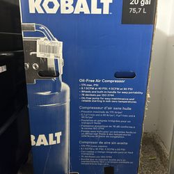 Air compressor Kobalt 20 Gallon 175 PSI