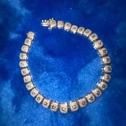 3CTW Diamond Tennis Bracelet 10K Gold