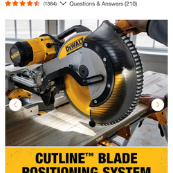 Dewalt DWS 780 12” miter saw with stand