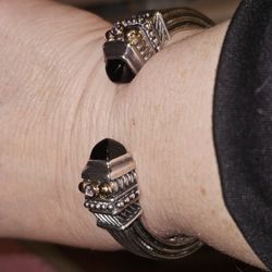 Silver And Gold Bracelet 