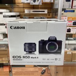 Canon EOS M50 Mk II w/ EF-M15-45 IS STM Kit
