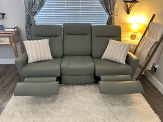 Leather couch
