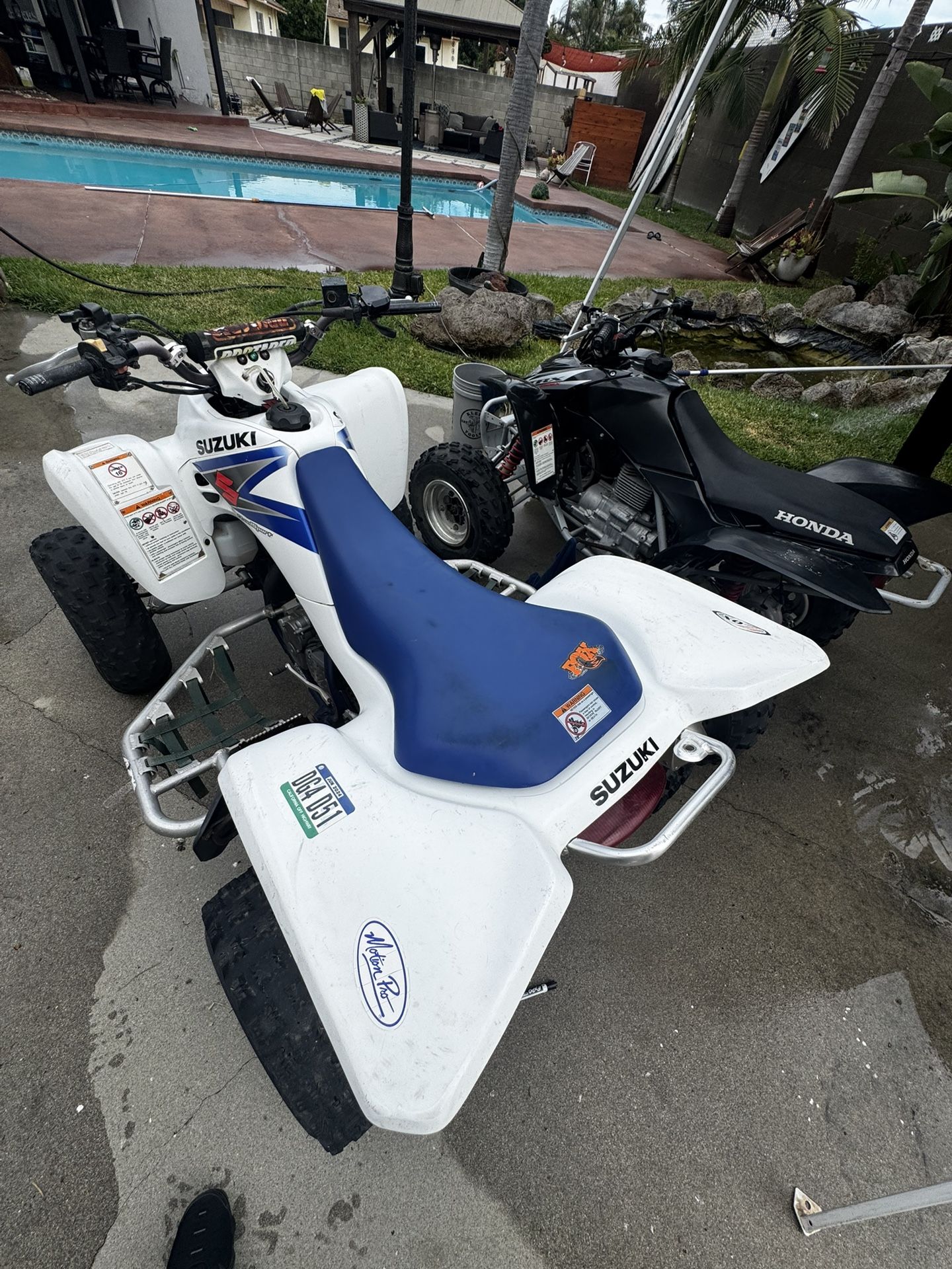 2006 Suzuki Ltz And 2006 Honda Trx250ex