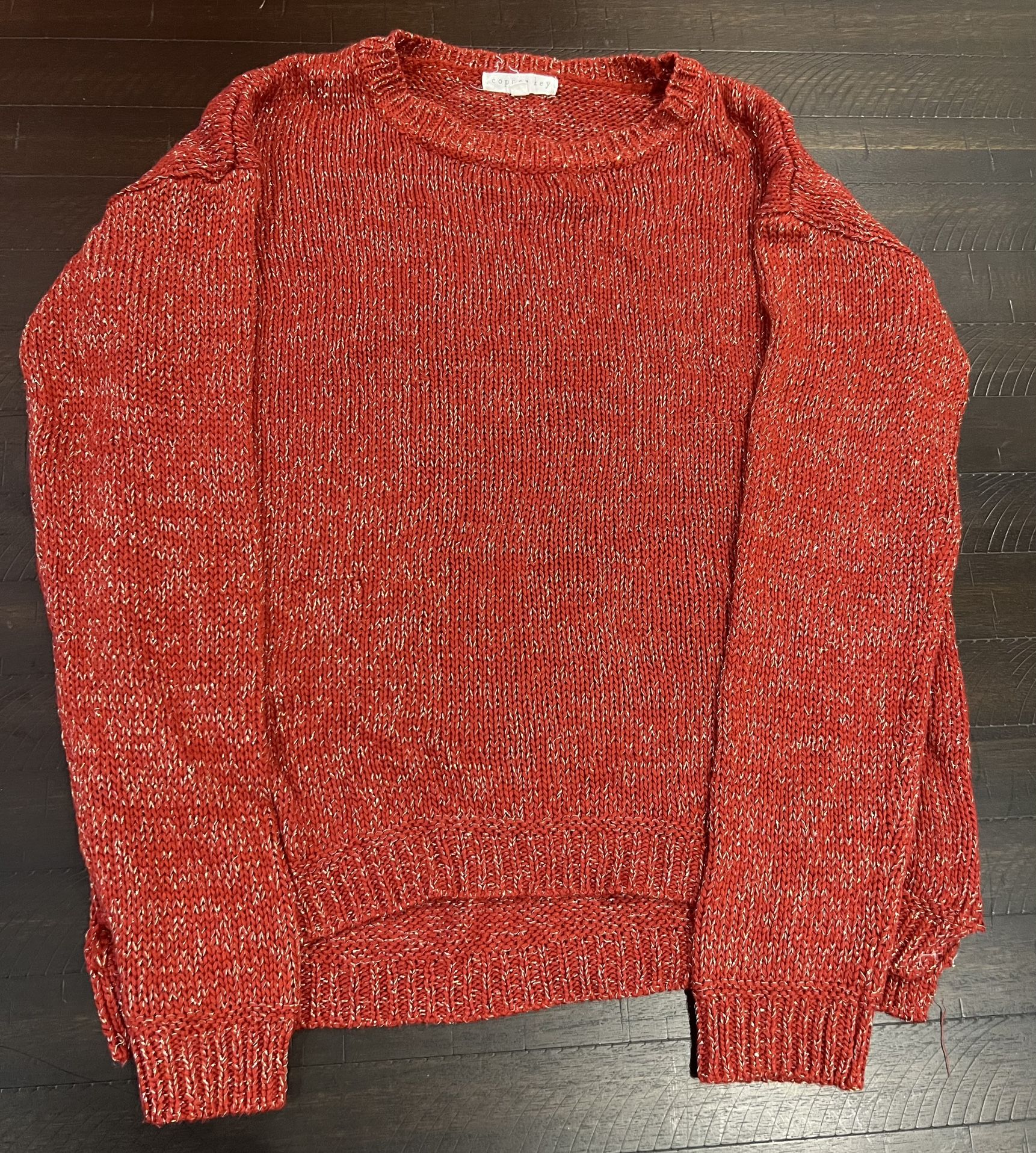 Girls Red Sweater