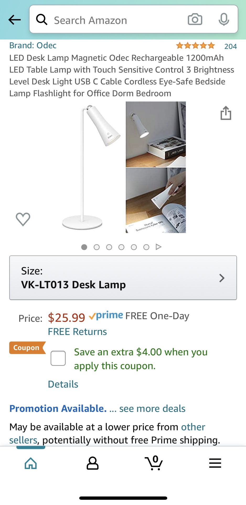 LED Desk Lamp Magnetic
