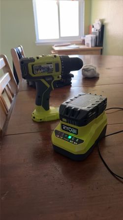 Ryobi One+ Drill AND Battery AND charger