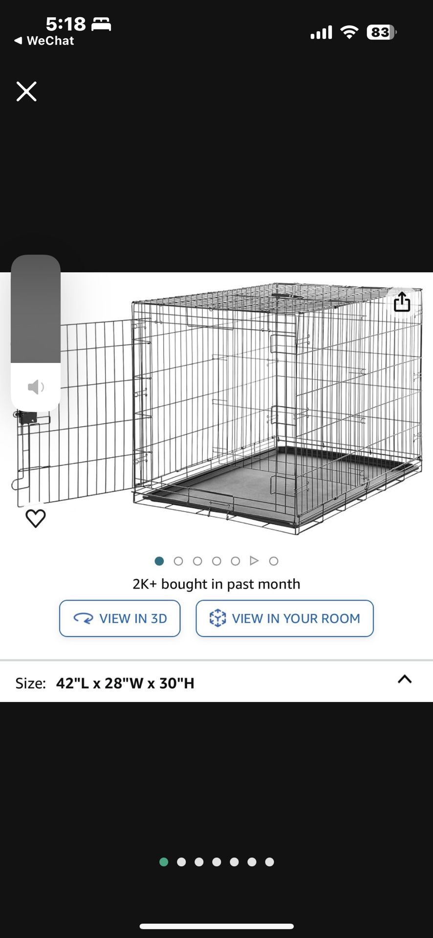 Brand New Large Dog Crate