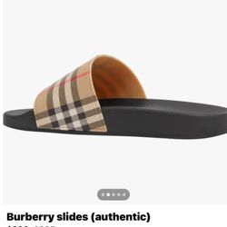 Women Burberry slides Size 9
