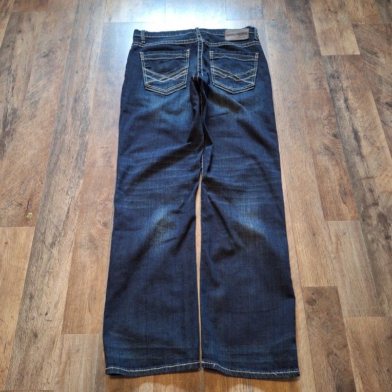 BKE Buckle Tyler Straight Men's Denim Jeans ABM4212 Size 32s